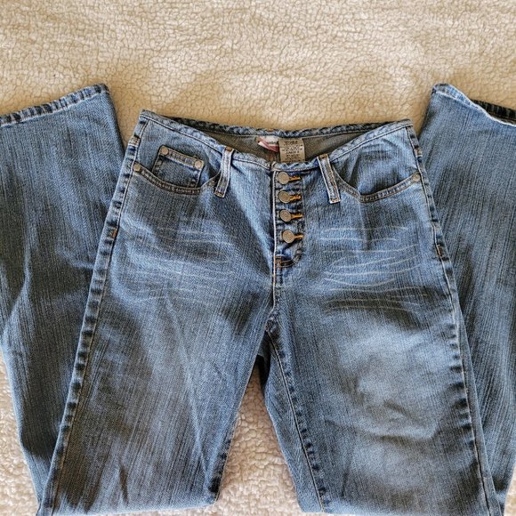 No Boundaries Denim - No Boundaries Stretch Light Wash Juniors Size 9